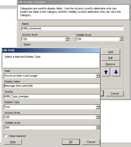 setting maximum send size