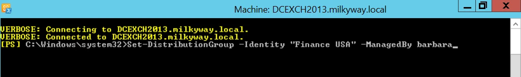Changing or Replacing Owner via Set-DistributionGroup