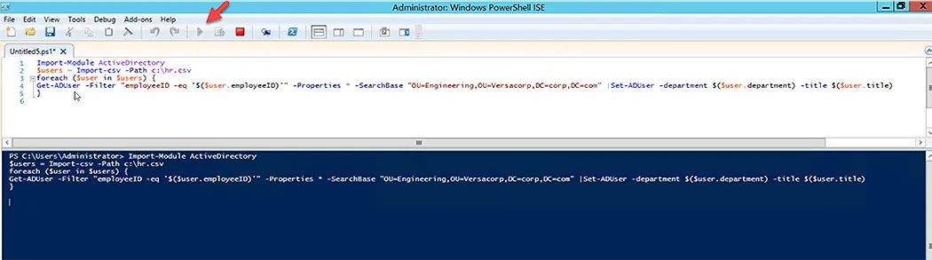 Update Multiple Attributes for Users from a CSV using Set-ADUser