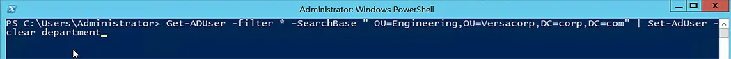 Clear an Attribute Value via Set-ADUser