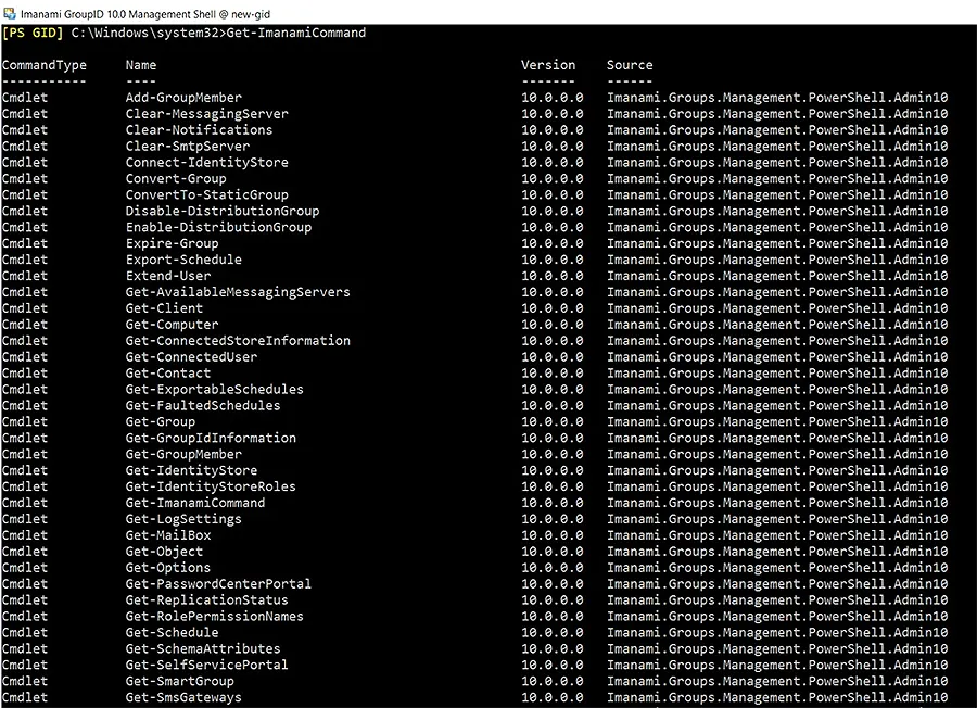 Manage AD Users with GroupID Shell