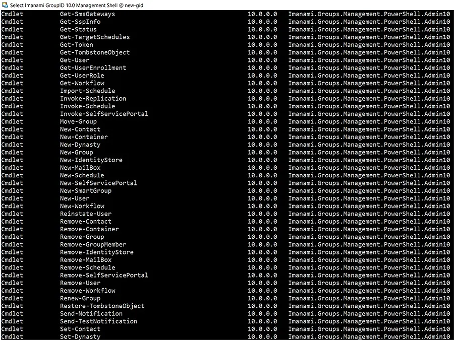 Manage AD Users with GroupID Shell