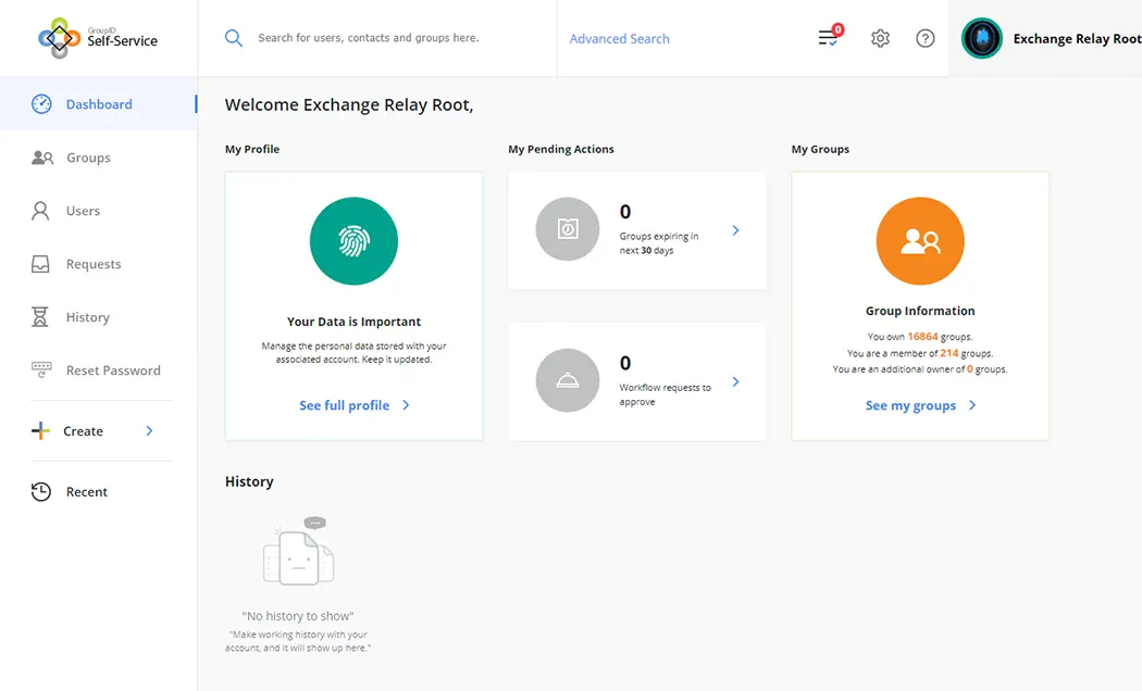 Manage AD Users with GroupID’s Web-based Self-Service Portal