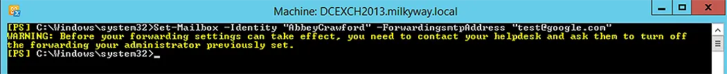 Forwarding SMTP Address