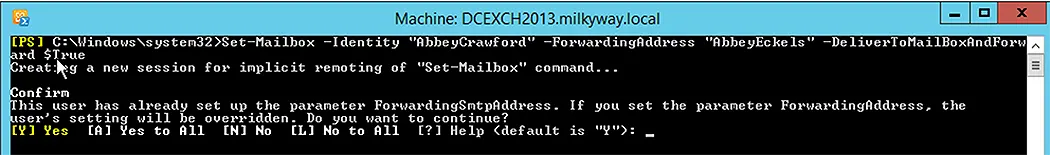 Deliver to Mailbox and Forward