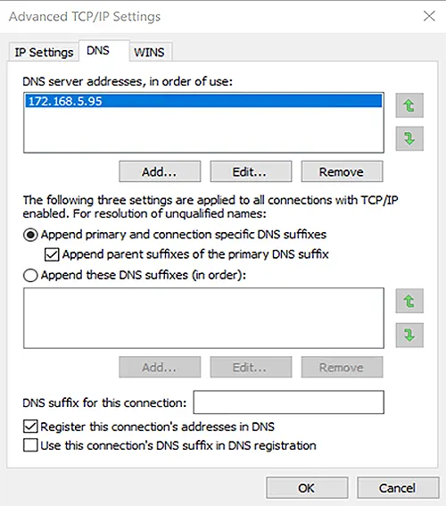 Verify the IP Settings are Correct