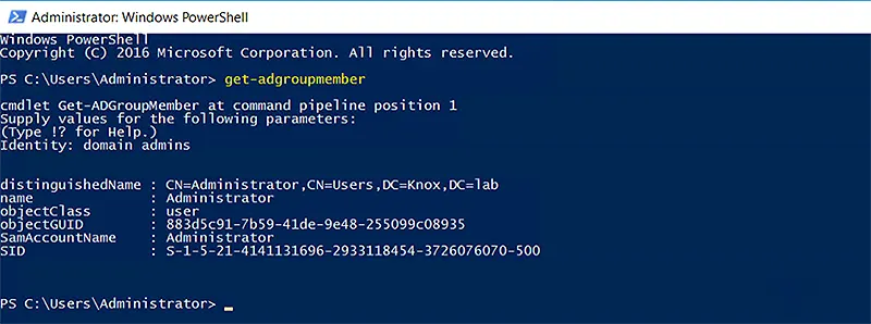 Using Get-ADGroupMember in Powershell