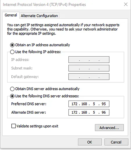Verify the IP Settings are Correct