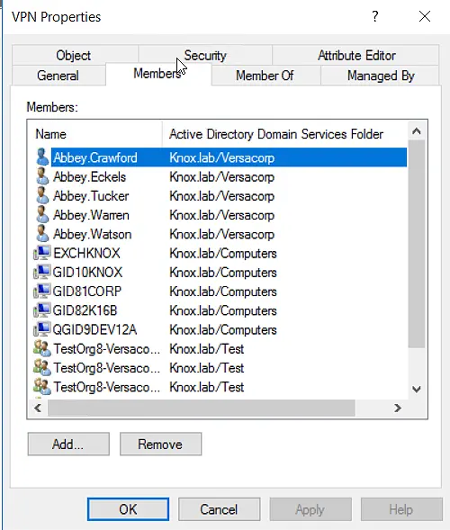 Get a Specific Object Type in Group Membership