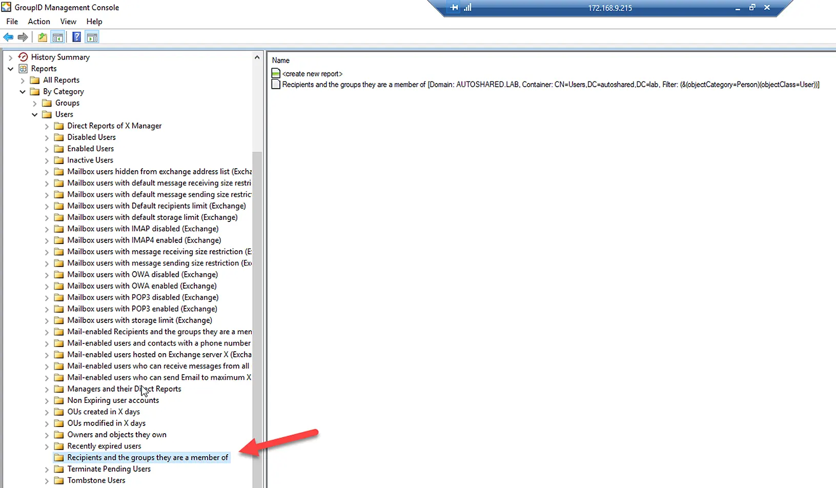 View Memberships using the GroupID Report Module