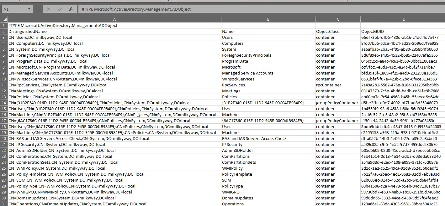 Get the Results to a CSV File (Export-CSV)