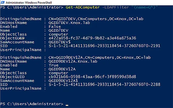 Using the LDAP Filter