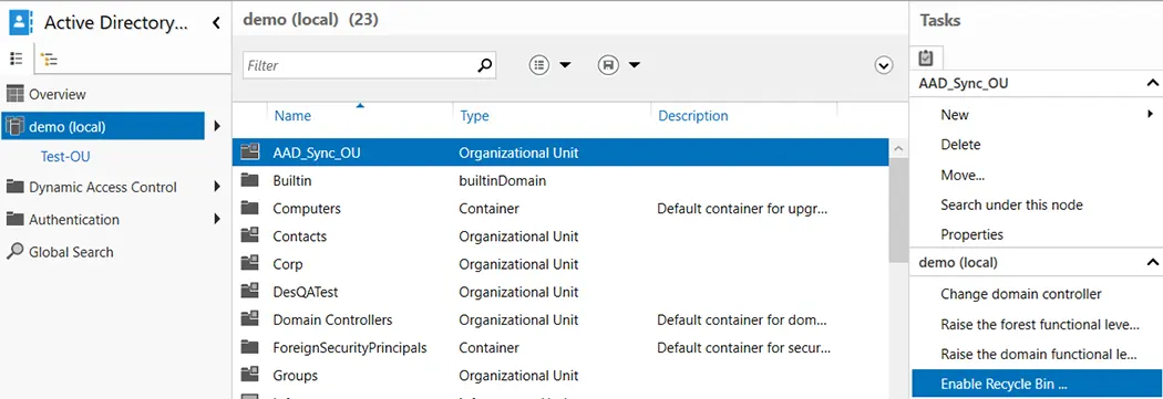 Restore a Deleted User or Object