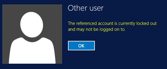 Unlocking an Account while Resetting its Password
