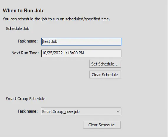 GroupID Synchronize Interface for Job Scheduling