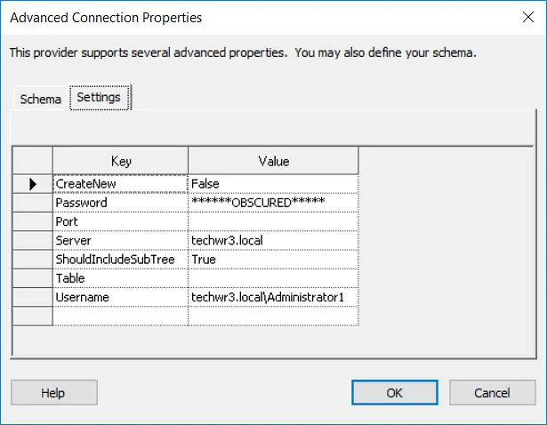 GroupID Synchronize Interface to Set Connection Settings