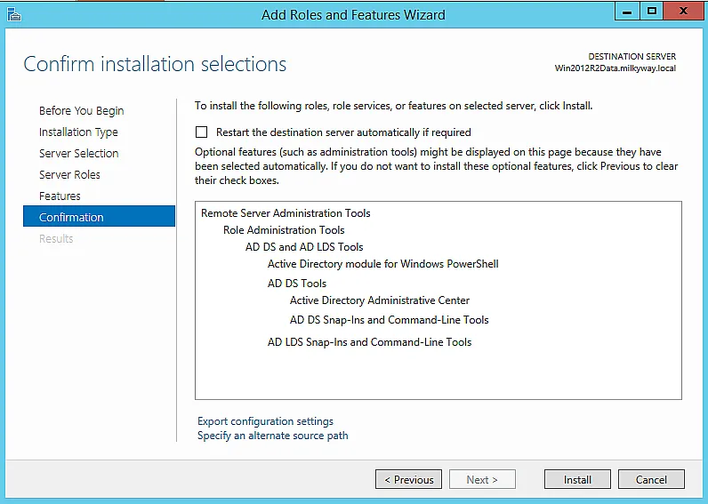 How to Install ADUC on a Windows Member Server