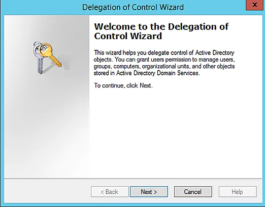 Delegate Control to Users Using ADUC